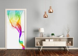 Naklejka samoprzylepna na drzwi Kolorowa abstrakcja