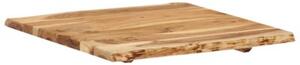 Blat, lite drewno akacjowe, 58x(50-60)x2,5 cm