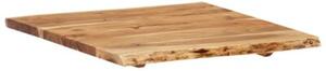 Blat, lite drewno akacjowe, 58x(50-60)x2,5 cm