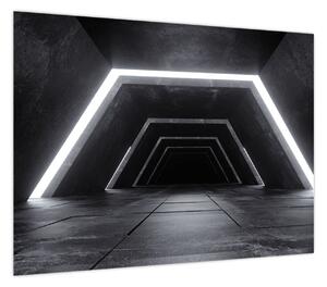 Obraz - Futurystyczny tunel (70x50 cm)