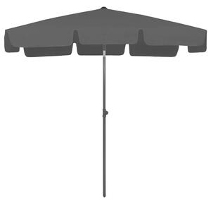 Parasol plażowy, czarny, 200x125 cm
