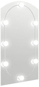 Półkoliste lustro z oświetleniem LED 90x45 cm C8-B92