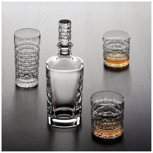 Zestaw 4 szklanek do whisky ze szkła kryształowego Nachtmann Bossa Nova, 330 ml