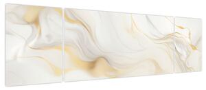 Obraz - Abstrakcja z dekoracją (170x50 cm)