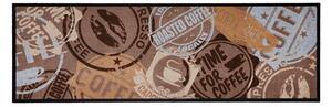 Brązowy chodnik Zala Living Coffee Stamp, 50x150 cm