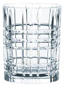 Zestaw 2 szklanek ze szkła kryształowego i foremki do lodu Nachtmann Whiskey, 345 ml
