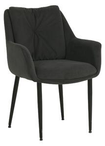 Krzesło tapicerowane ALEX czarne