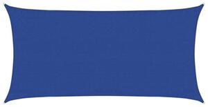 Żagiel przeciwsłoneczny, 160 g/m², niebieski, 3x6 m, hdpe