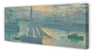 Obraz na płótnie Wschód słońca - Claude Monet