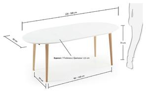 Stół rozkładany Kave Home Oakland, 120 x 90 cm