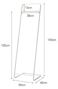 Biały wieszak YAMAZAKI, wys. 140 cm