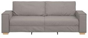 Sofa 3-osobowa taupe 180 cm tkanina