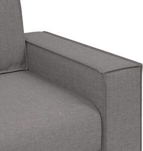 Sofa 3-osobowa taupe 180 cm tkanina