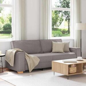Sofa 3-osobowa taupe 180 cm tkanina