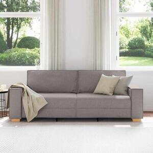 Sofa 3-osobowa taupe 180 cm tkanina