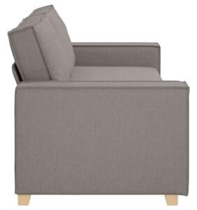 Sofa 3-osobowa taupe 180 cm tkanina