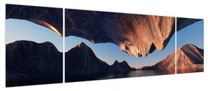 Obraz - Klify 3D (170x50 cm)