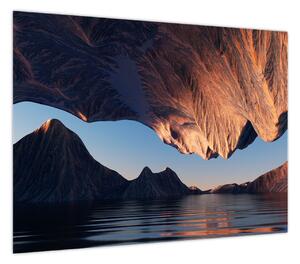 Obraz - Klify 3D (70x50 cm)