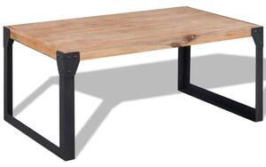 Stolik kawowy z drewna akacjowego 100x60x45 cm