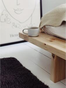 Łóżko dwuosobowe z drewna sosnowego ze stelażem 160x200 cm Japan – Karup Design