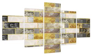 Obraz - Dekoracje z teksturami (125x70 cm)