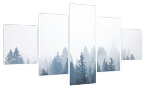 Obraz - Mglisty las (125x70 cm)