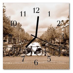Zegar ścienny kwadrat Amsterdam