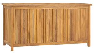 Skrzynia ogrodowa, 114x50x58 cm, lite drewno tekowe