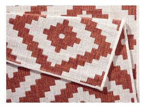 Brązowo-kremowy dywan odpowiedni na zewnątrz NORTHRUGS Malta, 120x170 cm
