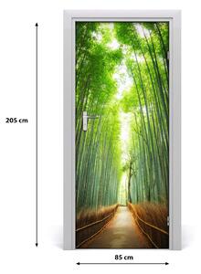 Fototapeta samoprzylepna DRZWI Ścieżka bambusy