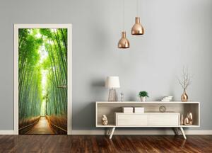 Fototapeta samoprzylepna DRZWI Ścieżka bambusy