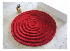 Dywanik łazienkowy Round Red, Ø 90 cm