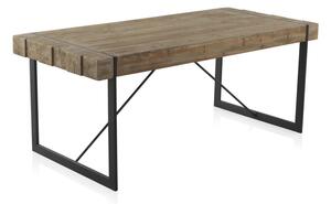 Stół z metalowymi nogami Geese Robust, 200x90 cm