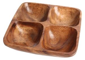 Brązowa drewniana miska do serwowania Kora – Premier Housewares