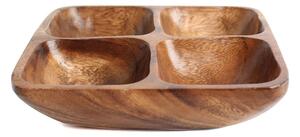 Brązowa drewniana miska do serwowania Kora – Premier Housewares