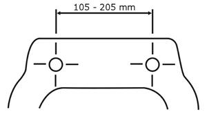 Ciemnobrązowa deska sedesowa z łatwym domknięciem Wenko Wenge, 43x37 cm