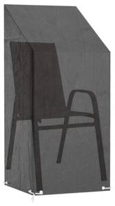 Pokrowce na krzesła ogrodowe, 2 szt., 8 oczek, 65x65x110/150 cm