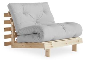Fotel rozkładany Karup Design Roots Raw/Light Grey