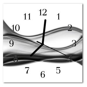 Zegar szklany kwadratowy Abstrakcja