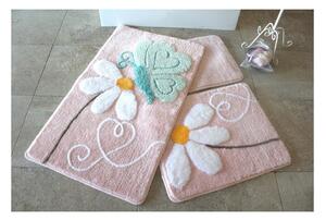 Zestaw 3 dywaników łazienkowych Alessia Ponte Pink