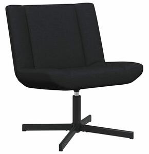 Fotel obrotowy czarny 63 x 75 x 76 cm tkanina