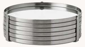 Komplet podstawek ze stojakiem Arne Jacobsen, 6 elem