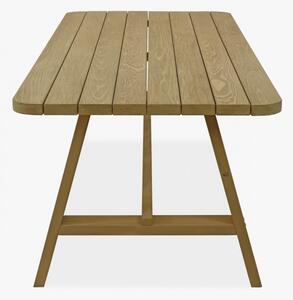 Stół ogrodowy z jodłowym drewnem 200 x 100 cm