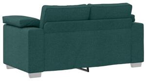 Sofa ciemna zieleÅ 160 x 77 x 82 cm tkanina