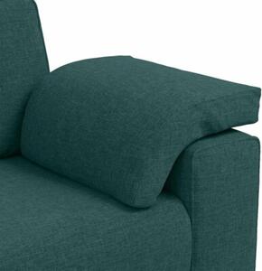 Sofa ciemna zieleÅ 160 x 77 x 82 cm tkanina