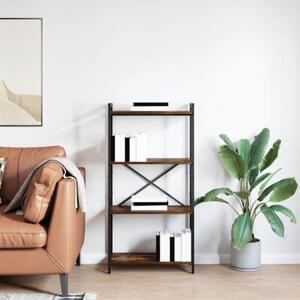 Półka na książki dąb wędzony 60 x 30 x 120 cm