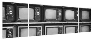 Obraz - Retro TV (170x50 cm)