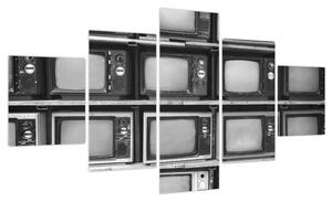 Obraz - Retro TV (125x70 cm)