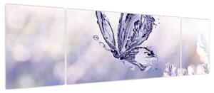 Obraz - Motyl i lawenda (170x50 cm)