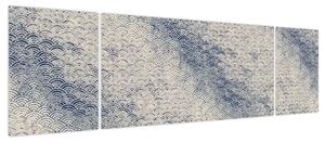 Obraz - Wzór fali (170x50 cm)